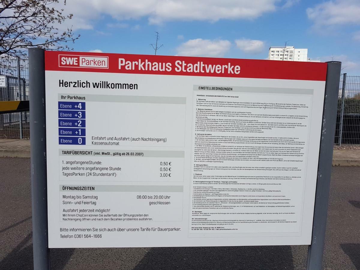 Unterkunft Einfach Und Zentral Erfurt Eksteriør bilde